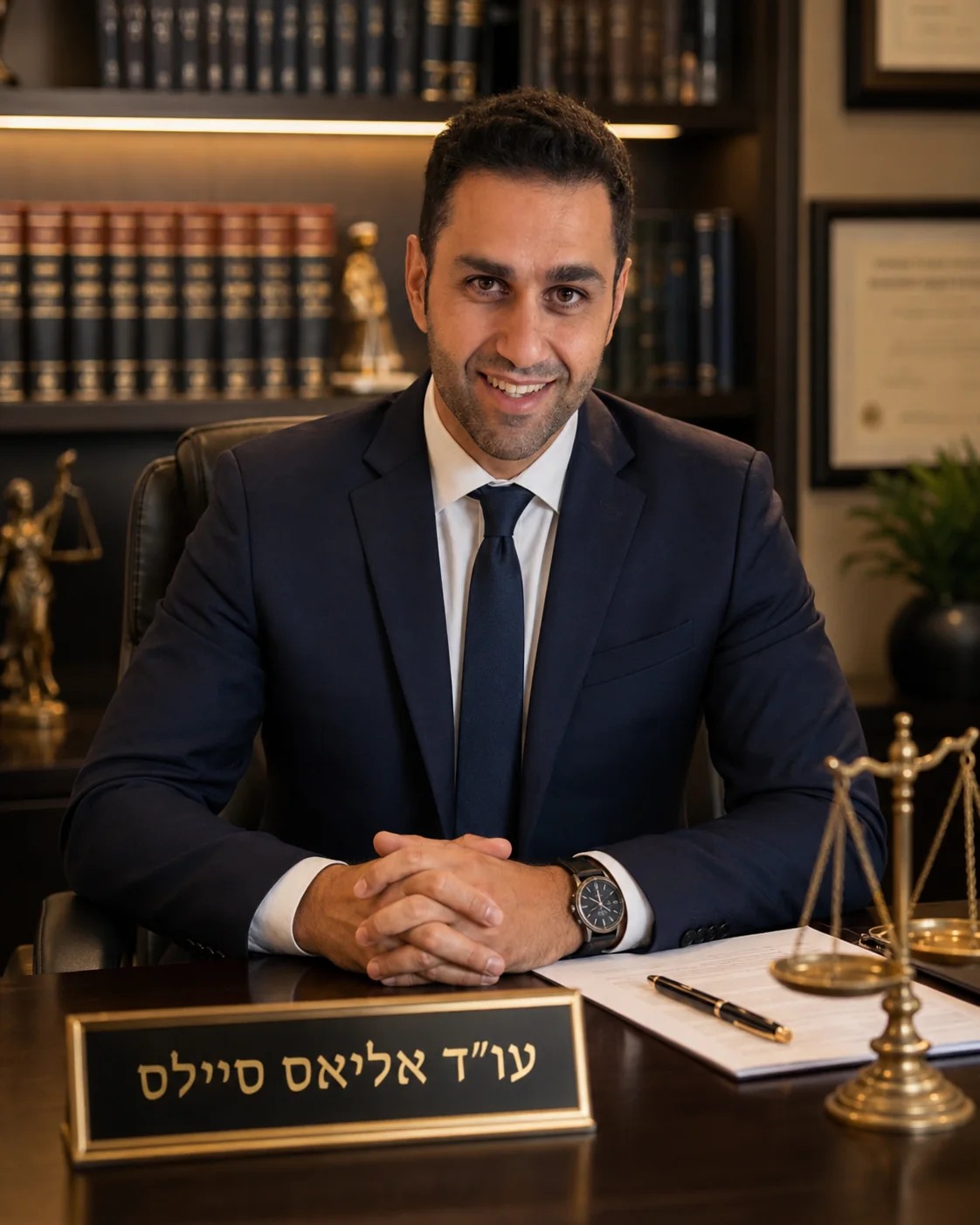 עו״ד ונוטריון אליאס סיילס במשרד באשדוד